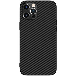 coque blindee nillkin synthetic fiber coque pour iphone 12 pro max noir 