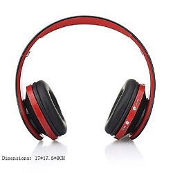 Acheter Universal NX-8252 casque Bluetooth sans fil pliable professionnel pour DVD MP3