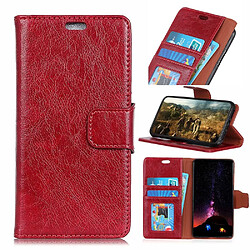 Etui en PU se scinder rouge pour votre Samsung Galaxy S10 