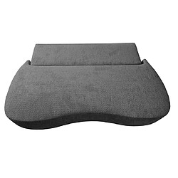 Acheter Bestmobilier Mahina - canapé droit 3 places sans accoudoirs - convertible avec coffre - en tissu bouclette