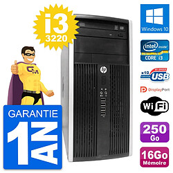 PC Tour HP Pro 6300 CMT Intel i3-3220 RAM 16Go Disque Dur 250Go Windows 10 Wifi · Occasion 