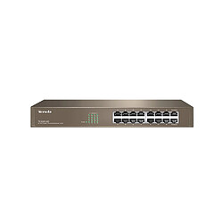 Tenda Switch de bureau Fast Ethernet 16 Port 10/100/1000 Mbps RJ45 - IPCOM G1016D