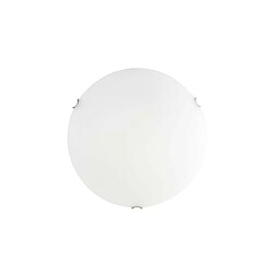 NOVA LUCE Plafonnier ANCO Blanc & Chrome LED E27 1x12 W