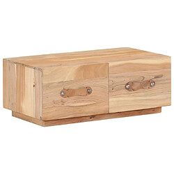 vidaXL Table basse 90x50x35 cm Bois de récupération massif