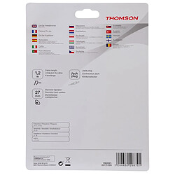 Thomson Casque HED1115BK, supra-aural, ultra-léger, noir