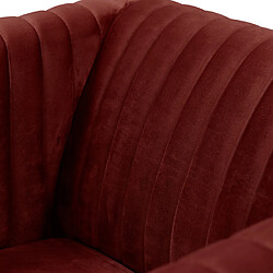 Acheter Rendez Vous Deco Fauteuil Gatsby en velours bordeaux