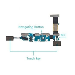 Wewoo Pour Samsung Galaxy Note 5 / SM-N920A pièce détachée Port de charge Câble flexible Flex Cable