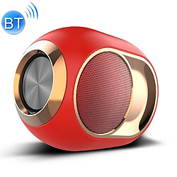 Wewoo Enceinte Bluetooth étanche Haut-parleur sans fil d'extérieur X6 TWS Bassprend en charge la carte mains libres / USB / AUX / TF rouge 