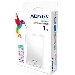 ADATA AHV620S-1TU3-CWH disque dur externe 1000 Go Blanc