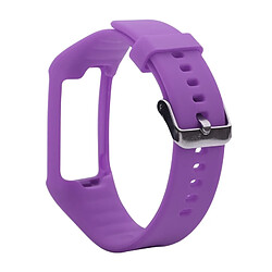 Wewoo Bracelet pour montre connectée Dragonne Sport en silicone POLAR A360 / A370 Violet