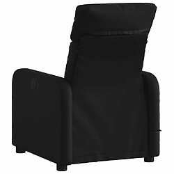 Avis vidaXL Fauteuil de massage inclinable Noir Similicuir