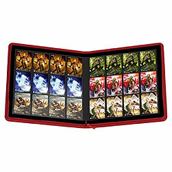 Ultimate guard Quad Row Zipfolio Xenoskin ProtAge-cartes Rouge pas cher