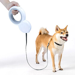 Universal Cordon de remorquage pour animaux domestiques Faisceau de nylon Lumière LED de nuit et sac poubelle Col de roulette de sécurité rétractable Accessoires pour chien pas cher