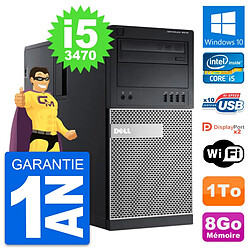 PC Tour Dell OptiPlex 9010 Intel Core i5-3470 RAM 8Go Disque 1To Windows 10 Wifi · Occasion 