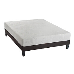 Olympe Literie Ensemble Oslo Ensemble OSLO 160x200 cm | Matelas Mémoire de forme + Sommier Bois