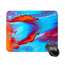 Universal Pad de souris imprimé en bleu et orange pour ordinateur portable