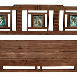 Acheter Banc Alexandra House Living Marron Bois Recyclé 58 x 95 x 183 cm