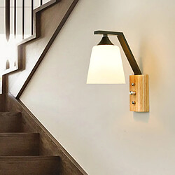 Avis Universal Lampe de chevet en bois simple en bois simple, lampe murale en intérieur de la lampe murale murale murale