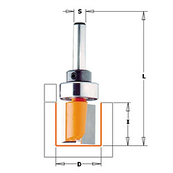 Cmt fraise defonceuse copiage 15 mm