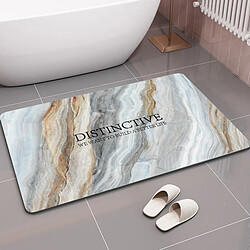 LUUCOZK Tapis de bain antidérapants absorbants à séchage rapide, décoration de salle de bain, motif 9-40x60cm 