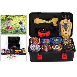 METAL FUNSION BURST GYRO TOP PACK avec BOÎTE de RANGEMENT JOUETS CADEAUX pour ENFANTS Jeu de combat en alliage