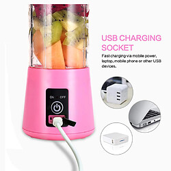 Acheter Universal Presse-agrumes électrique portable, mixeur à smoothies rechargeable, mini-mixeur à fruits USB, extracteur de fruits, milkshake alimentaire, multimoteur | presse-agrumes (rose)