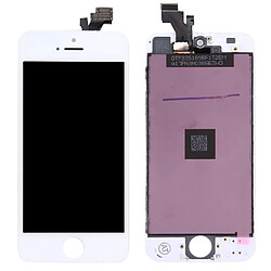 Wewoo Pour iPhone 5 LCD + blanc Frame + Touch Pad Digitizer Assemblée pièce détachée 3 en 1