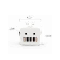 YP Select Mini haut-parleur stéréo portable mini-sans fil Bluetooth - blanc pas cher