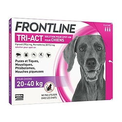 FRONTLINE TRI-ACT 20-40kg - 3 pipettes 