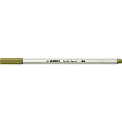 STABILO Feutre pinceau Pen 68 brush, vert épinard ()