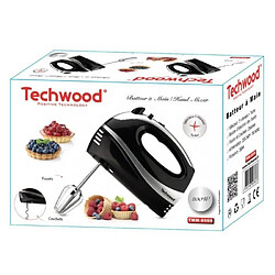 Avis Techwood Batteur a Main 200W NOIR 5 vitesses + Position “Turbo”