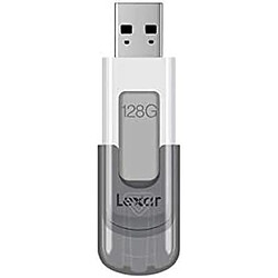 Clé USB Lexar JumpDrive V100 Blanc Blanc/Gris 128 GB