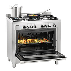 Cuisinière à gaz à 5 Feux avec Four Électrique - 11,3 kW - Bartscher 