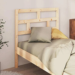 Avis Maison Chic Tête de lit scandinave pour lit adulte,Meuble de chambre 106x4x100 cm Bois massif de pin -MN61420