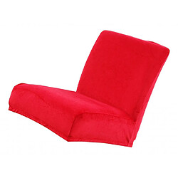 Couverture De Tabouret De Bar Avec Couvre-tabouret à Dossier Bas Et Stretch, Rouge pas cher