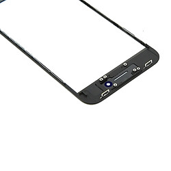 Acheter Wewoo Pour iPhone 8 Écran Avant noir Lentille En Verre Extérieur avec Cadre Avant LCD pièce détachée