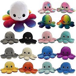 Universal Flip octopus réversible Toybeige en peluche / vert