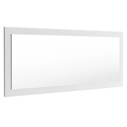 Mpc Miroir Blanc Brillant (hxlxp): 139 X 55 X 2