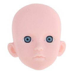 Tête de poupée Tête de Poupée Yeux Bleu Convient pour 1/4 BJD Dolls