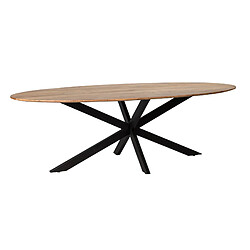 Acheter Moloo URBAN-Table à manger ovale 10/12 personnes L240, Spider et Acacia