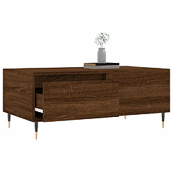 Avis Maison Chic Table basse,Table Console Table d'appoint, Table pour salon Chêne marron 90x50x36,5 cm Bois d'ingénierie -MN78948