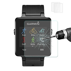 Wewoo Film protecteur écran pour Garmin Vivoactive montre intelligente 0.2mm 9H dureté de surface 2.15D anti-déflagrant en verre trempé 2 PCS 