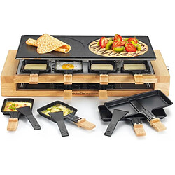 Acheter Appareil à raclette 8 personnes 1500w + gril - kcwood8maxi - KITCHEN CHEF