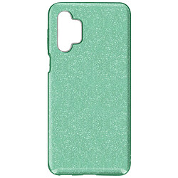 Avizar Coque Samsung Galaxy A32 5G Paillette Amovible Silicone Semi-rigide vert