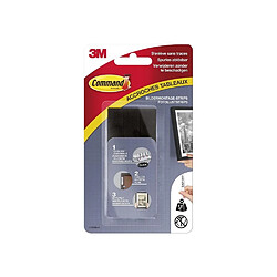 3M COMMAND Languettes de fixation - Grand modele - Noir