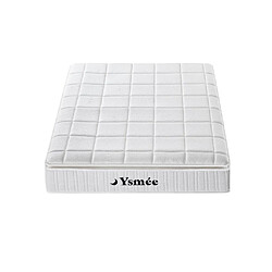 Avis Vente-Unique Ensemble 180 x 200 cm sommier coffre naturel clair + matelas ressorts ensachés accueil nano ressorts + mémoire de forme ép.26cm - MIRI de YSMÉE