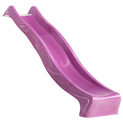 Kbt Toboggan rose en PEHD Rex 230cm Violet. Glissière de toboggan en PEHD reX 230cm KBT - Résistante aux intempéries et facile à installer