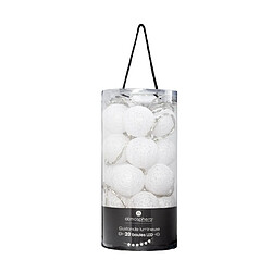 Atmosphera, Createur D'Interieur Guirlande sur secteur LED 20 boules - Blanc