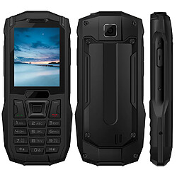 Téléphone Portable Antichoc Incassable Waterproof IP68 Caméra Dual Sim Noir - YONIS