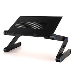 Universal Support d'ordinateur portable Table d'ordinateur Table d'ordinateur Table de pliage Escrititorio Mesa Mesa Mesa Mesa Ordenador Table Pliant Biurko Tafel | Bureaux d'ordinateur portable (Noir) 